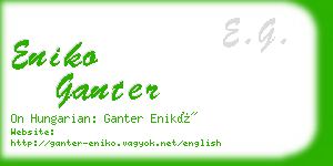 eniko ganter business card